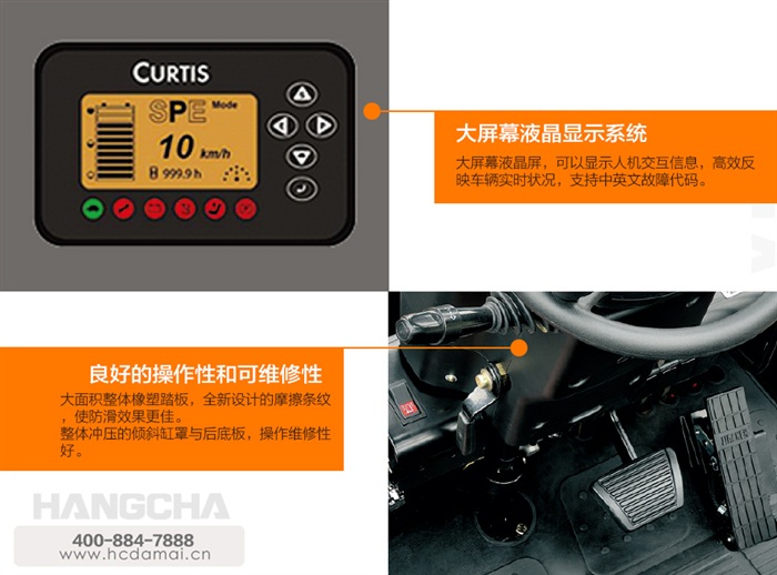 A系列1-3.5吨锂电池叉车